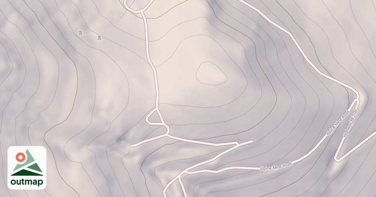 Map of Double Crater Lake Trail