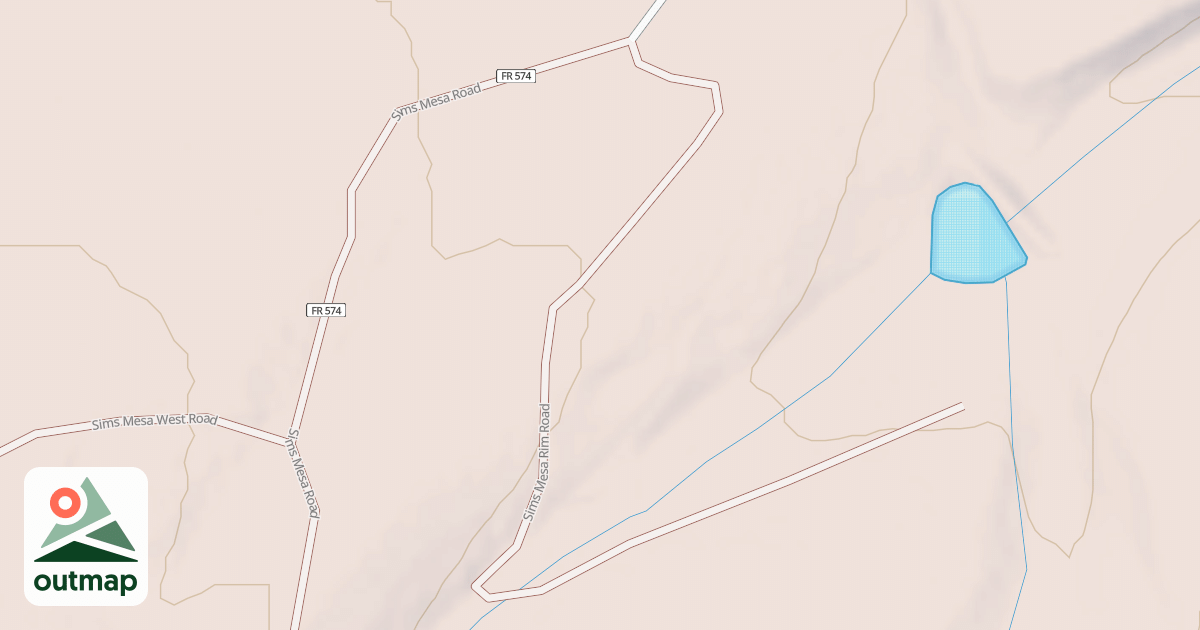 Map of SIMS MESA RIM