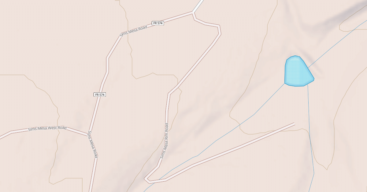 Map preview of SIMS MESA RIM