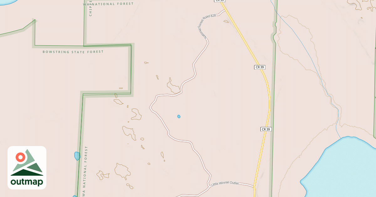 Map of EAST MISSISSIPPI SPUR 3732