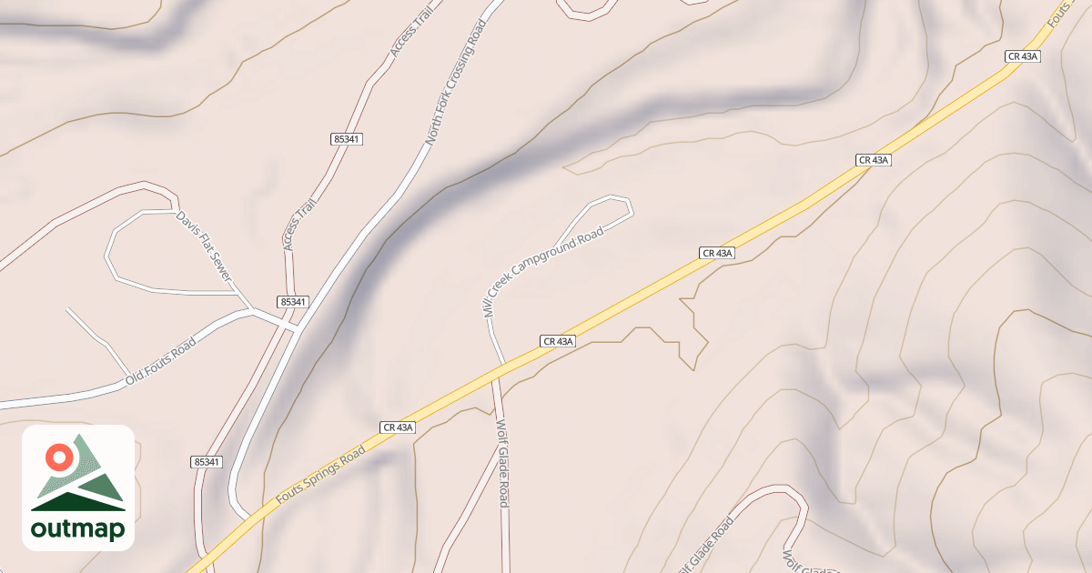 Map of MILL CREEK C.G.