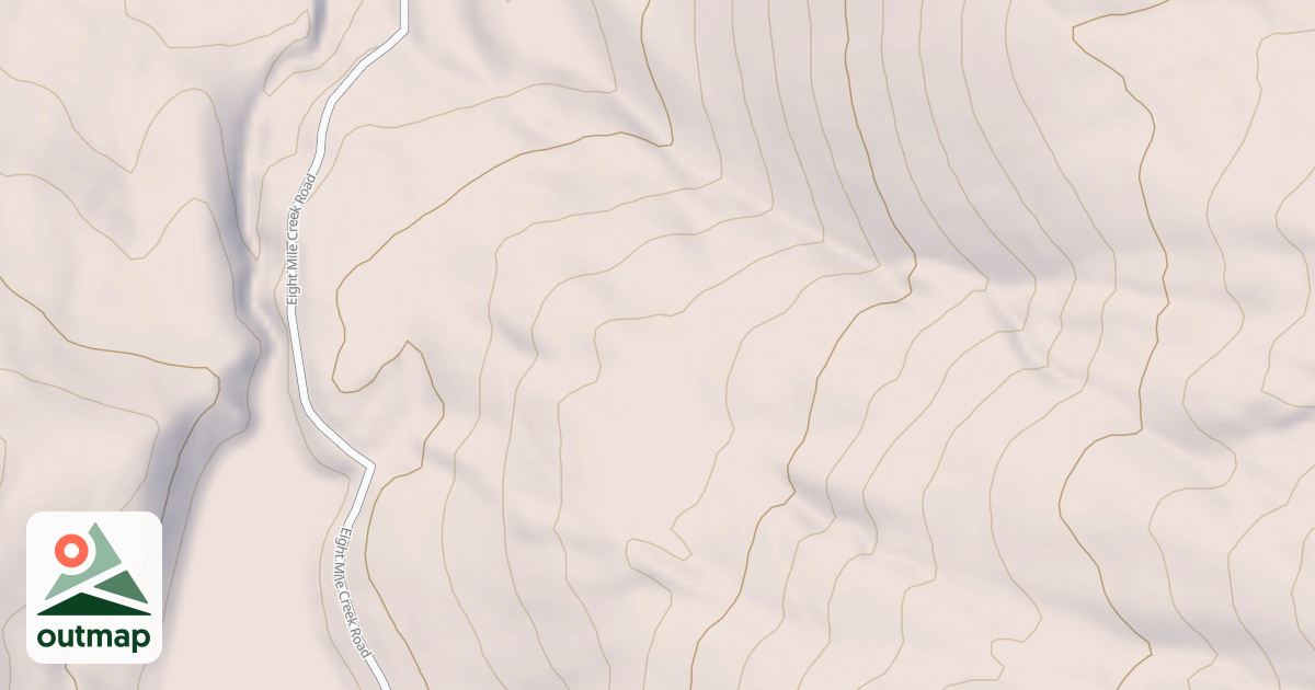 Map of Eightmile