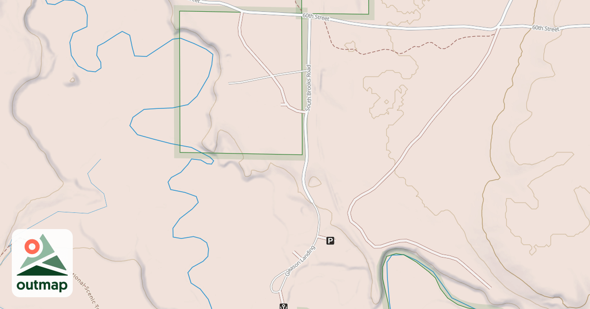 Map of GLEASON LANDING