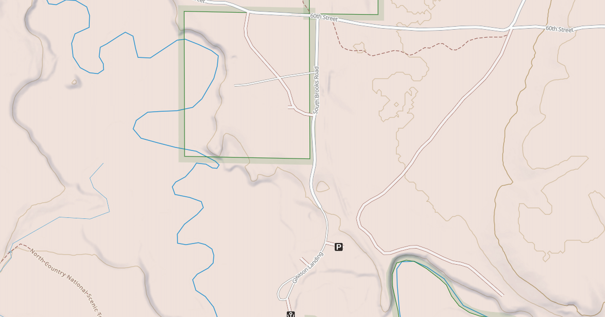 Map preview of GLEASON LANDING