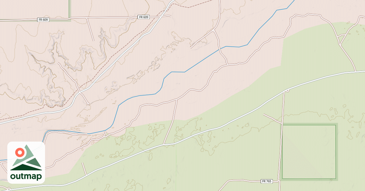 Map of TURKEY TRAIL