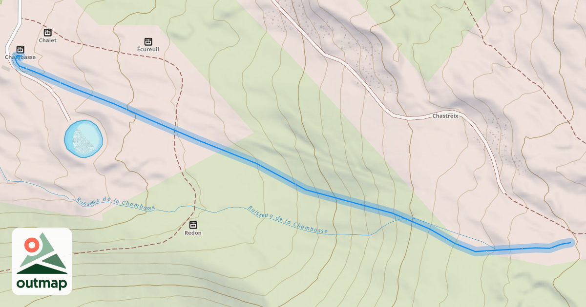 Map of Les Grenouilles