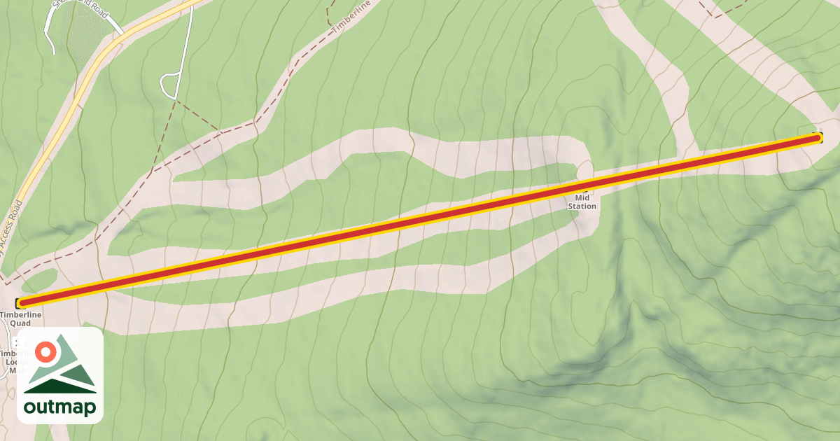 Map of Timberline Quad