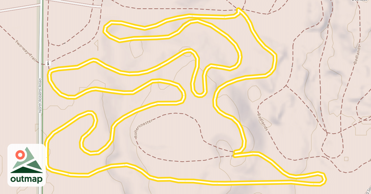 Map of Rollercoaster