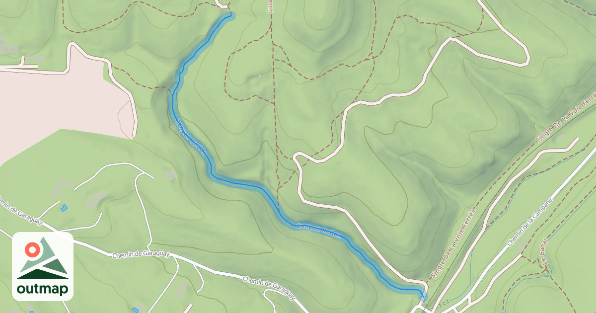 Map of Canyon Redon