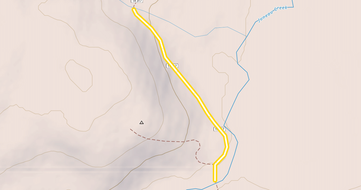 Map preview of Resurrection Pass Trail