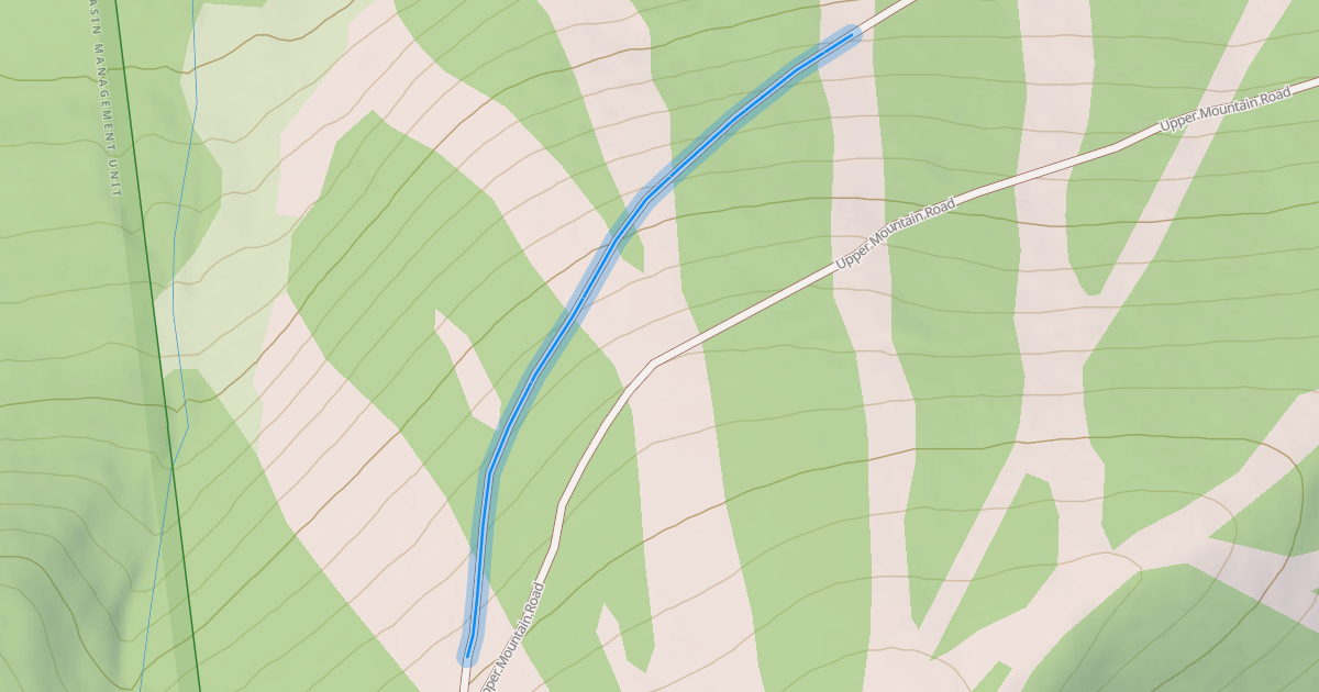 Map preview of Lower Mountain Road