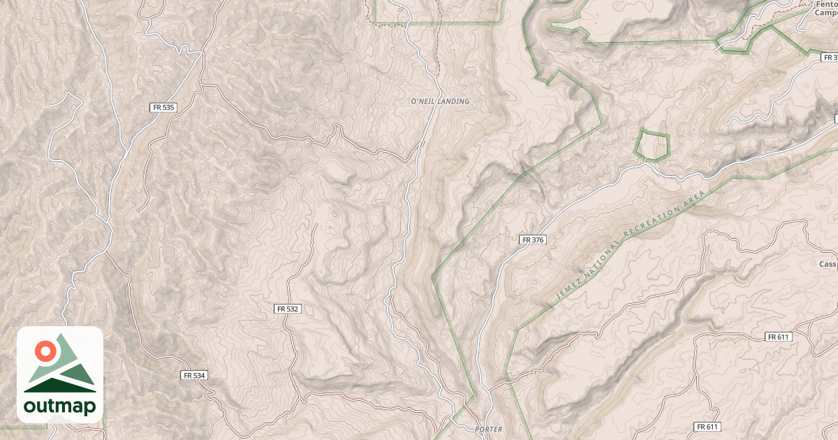 Map of RIO DE LAS VACAS