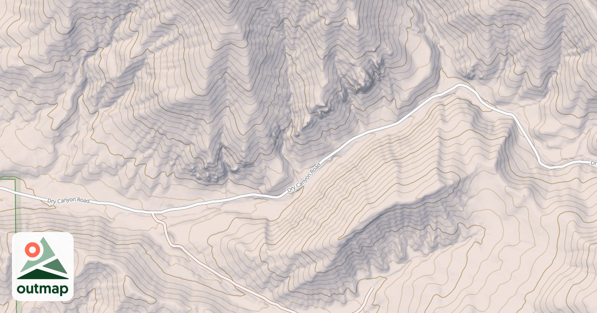 Map of DRY CANYON