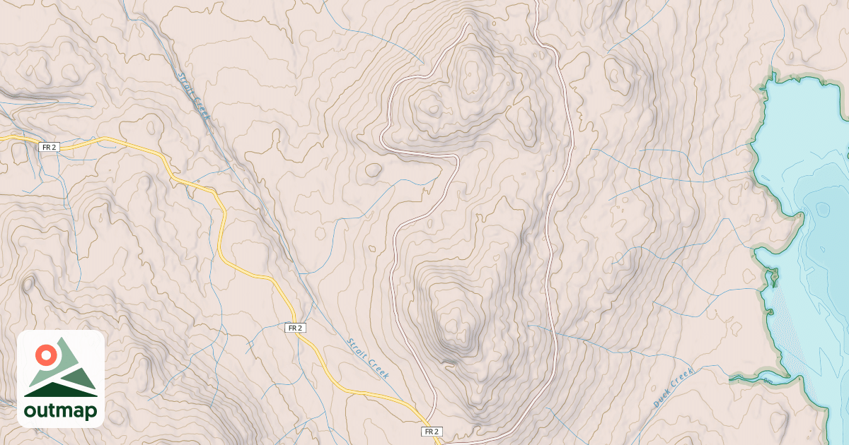 Map of Duck Creek Loop 2000820