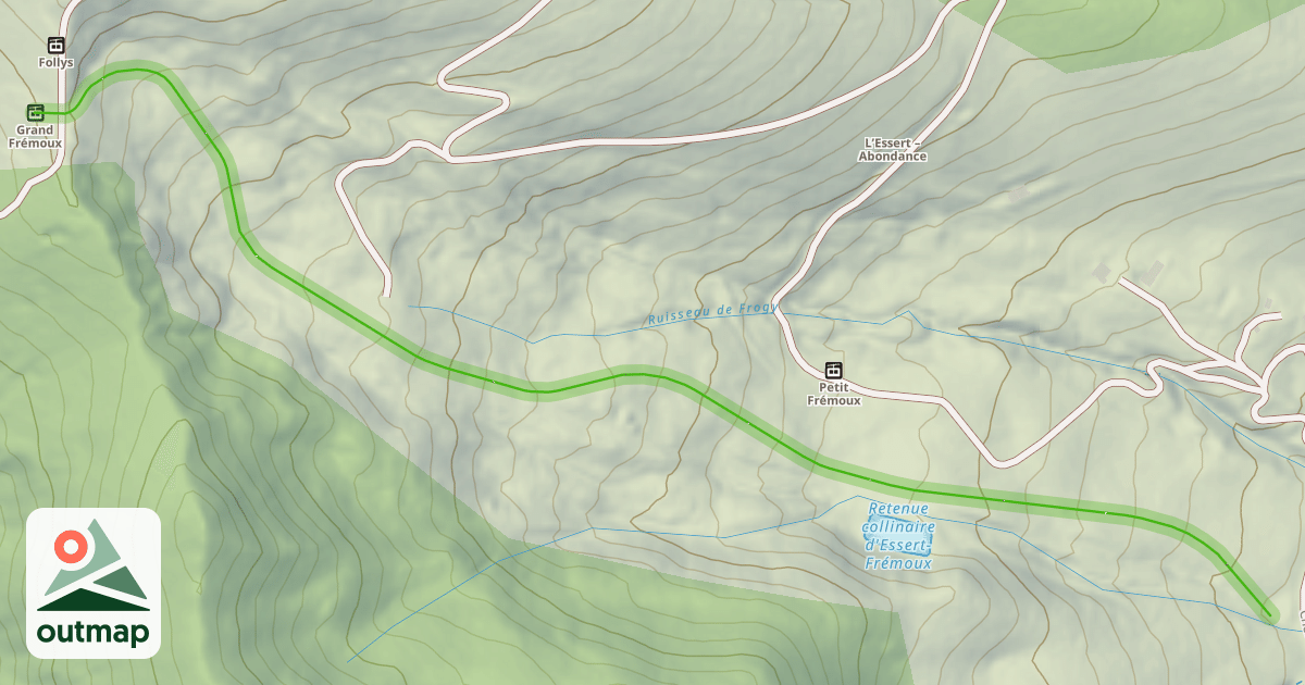 Map of Grand Frémoux