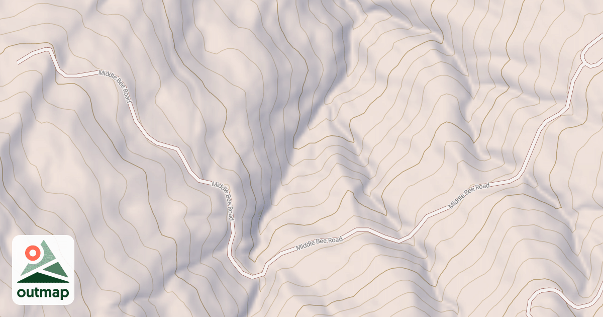 Map of MIDDLE BEE
