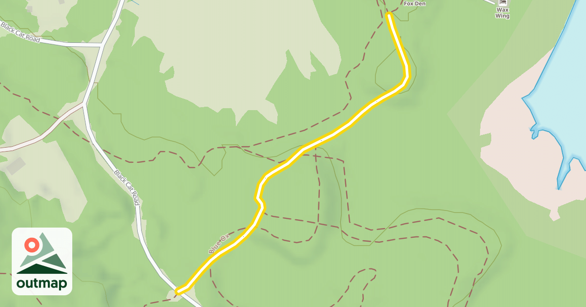 Map of Twin Pines Loop