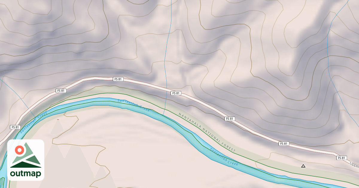 Map of UPPER SANTEETLAH