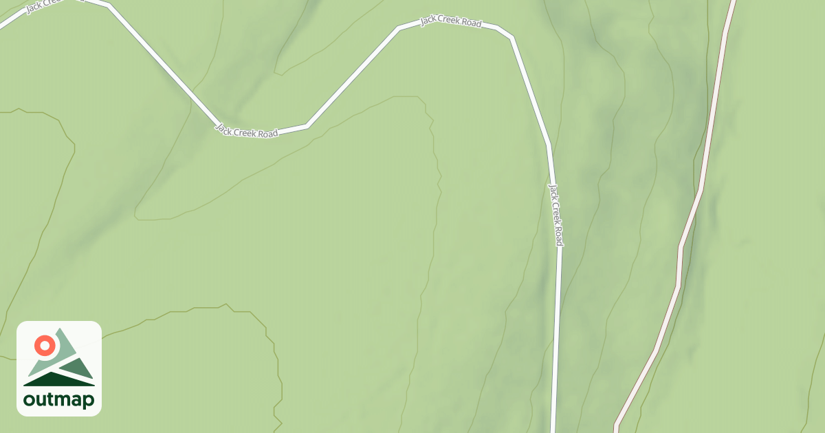 Map of JACK CREEK SPUR 1F