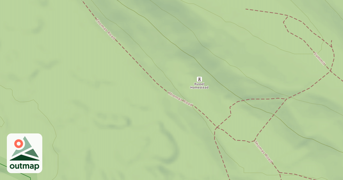 Map of Bald Hill Trail