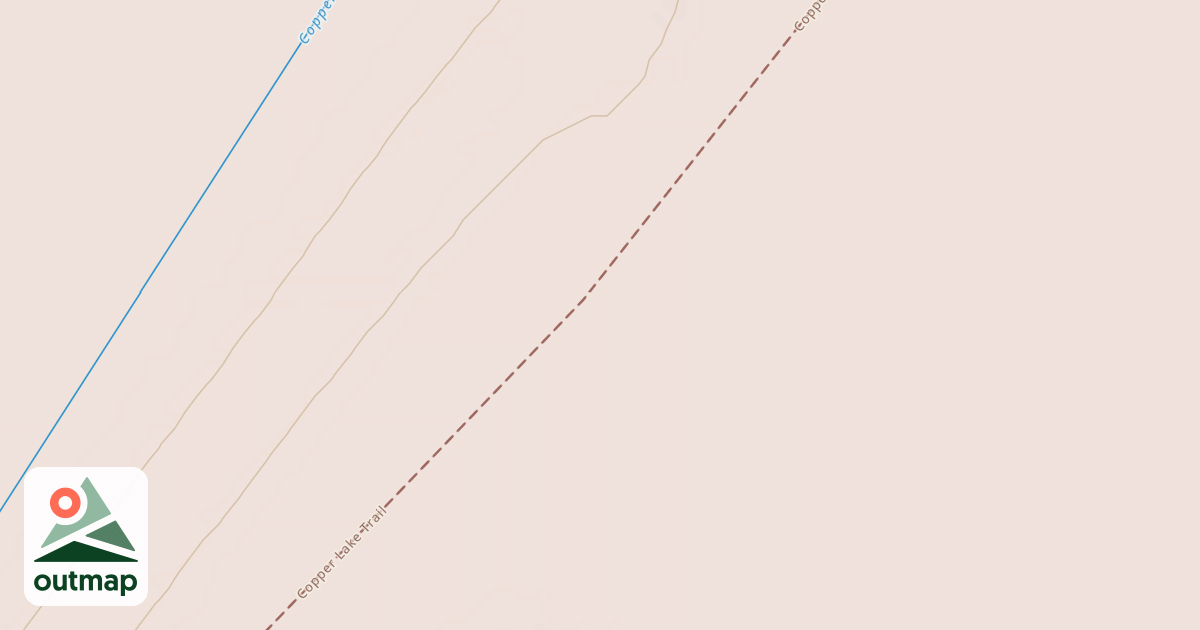 Map of Copper Lake Trail