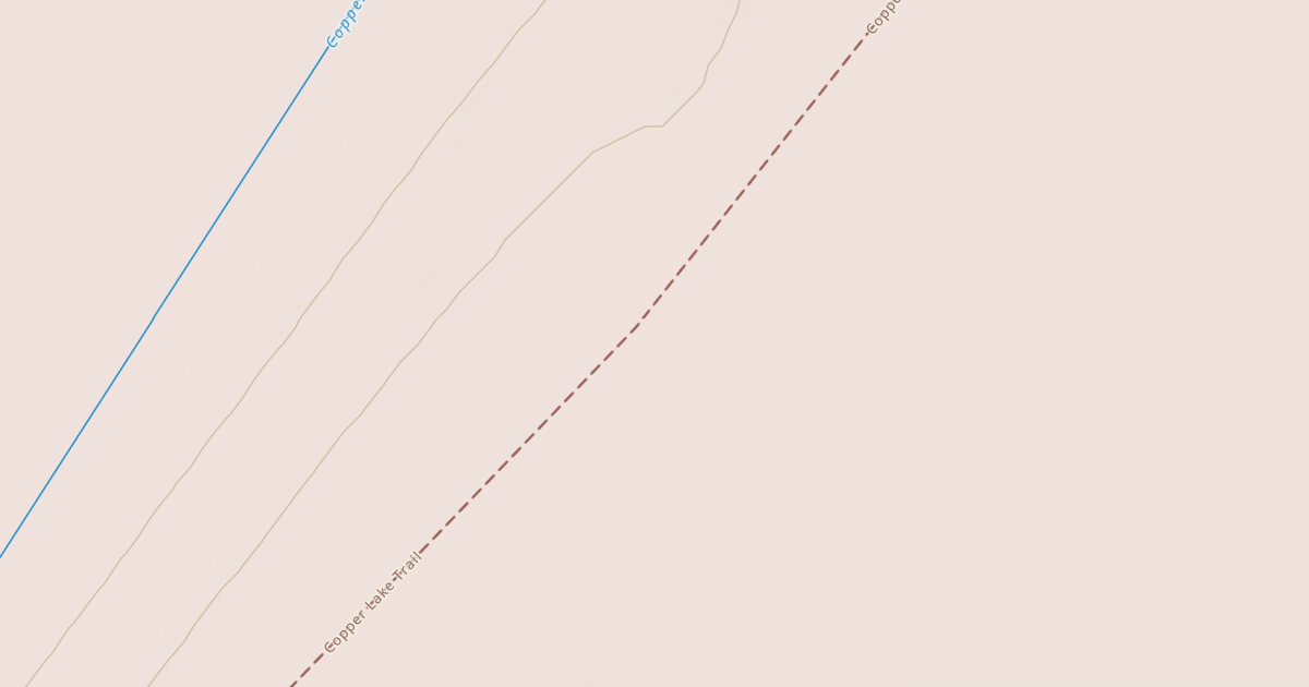 Map preview of Copper Lake Trail