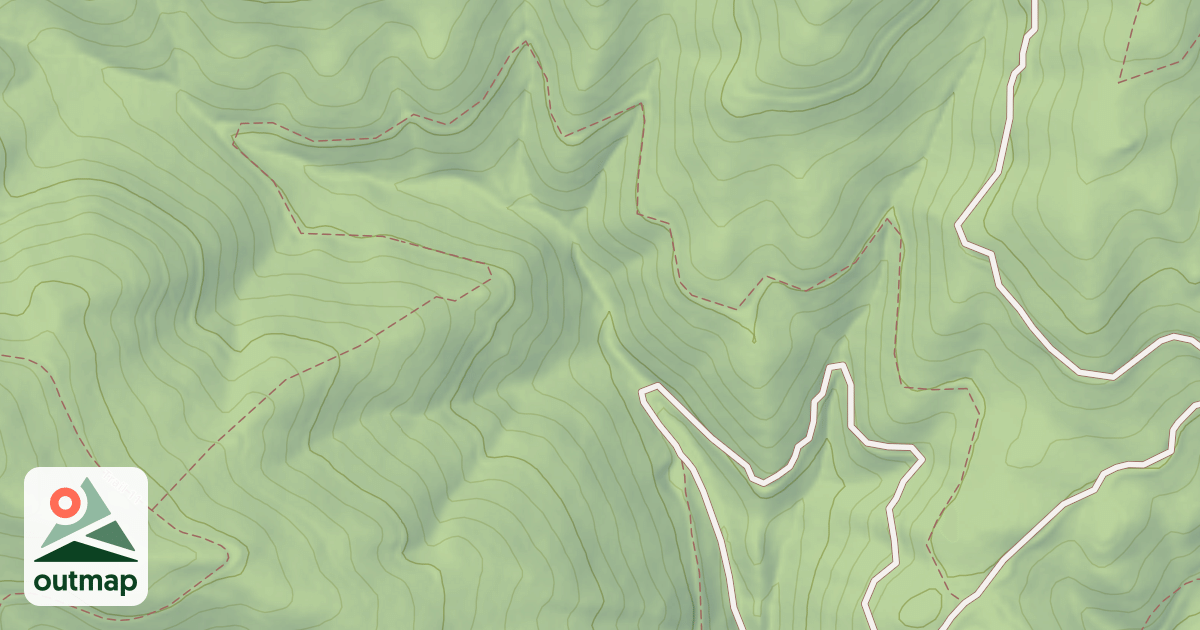Map of USFS Motor Vehicle Use Map Trails 7771