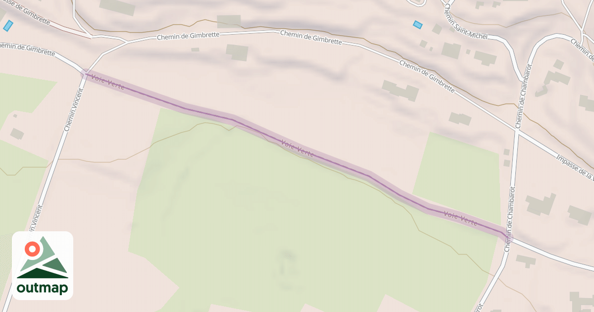 Map of Voie Verte