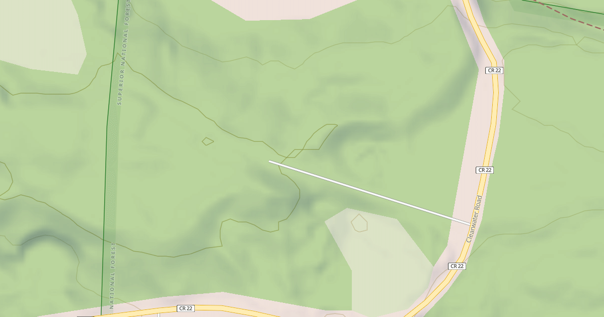 Map preview of CLEARWATER SPUR A