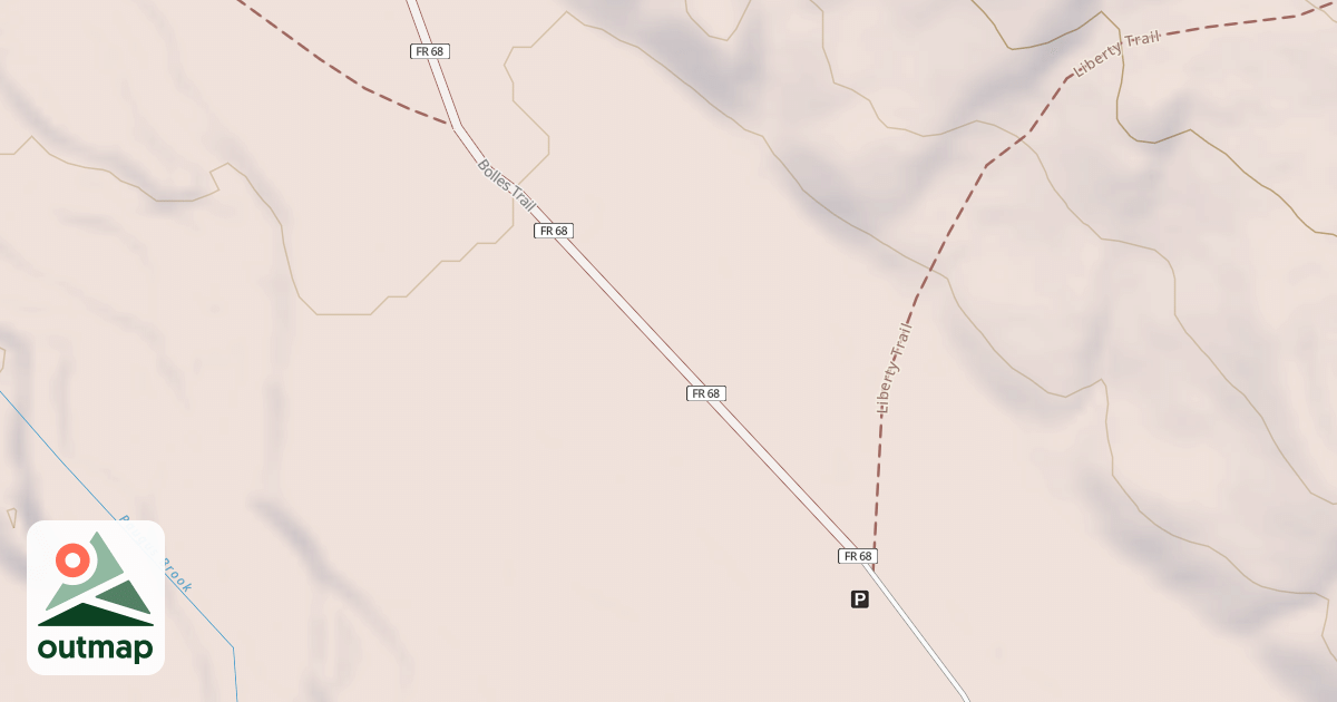 Map of Bolles Trail