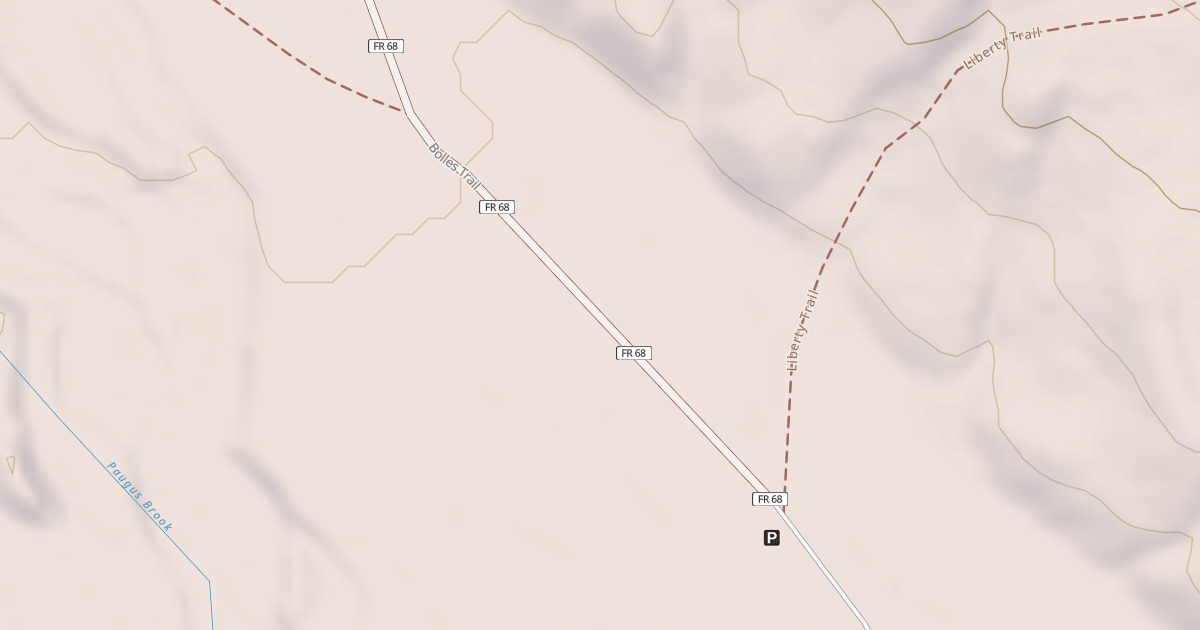 Map preview of Bolles Trail