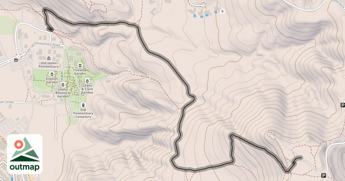 Map of #15 Table Rock
