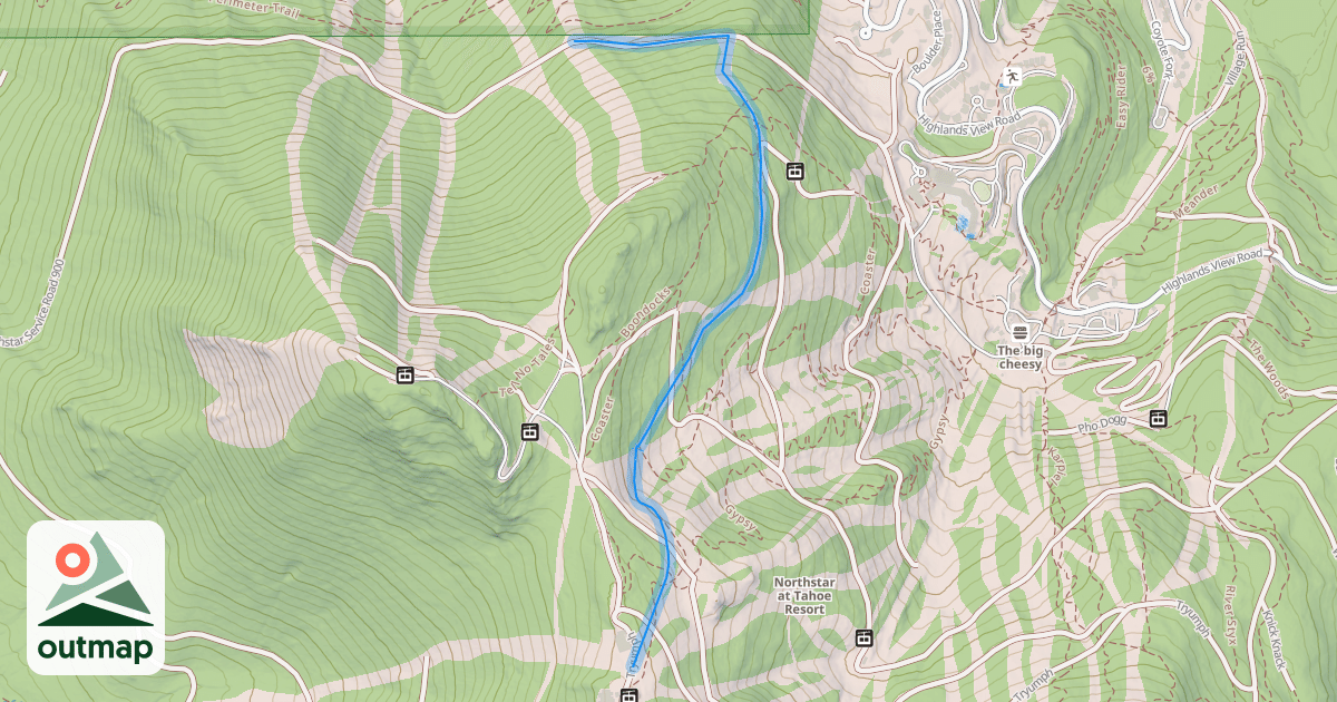 Map of Lookout Bypass