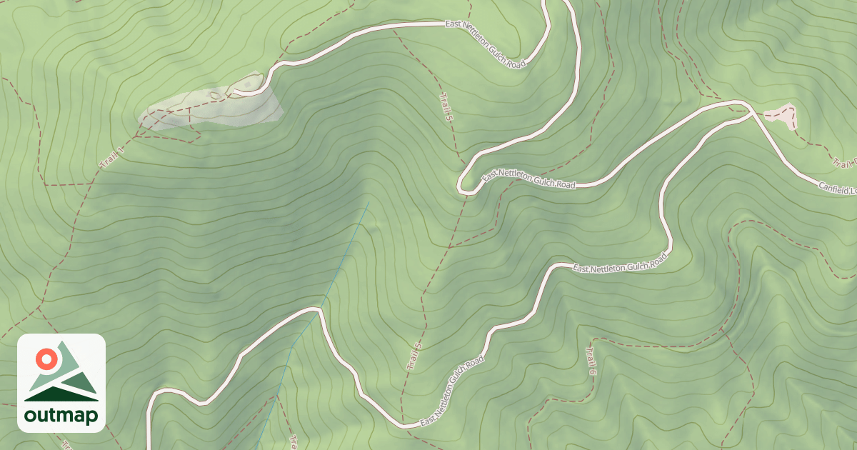 Map of Canfield Mtn Tr Cmplex Tr-5