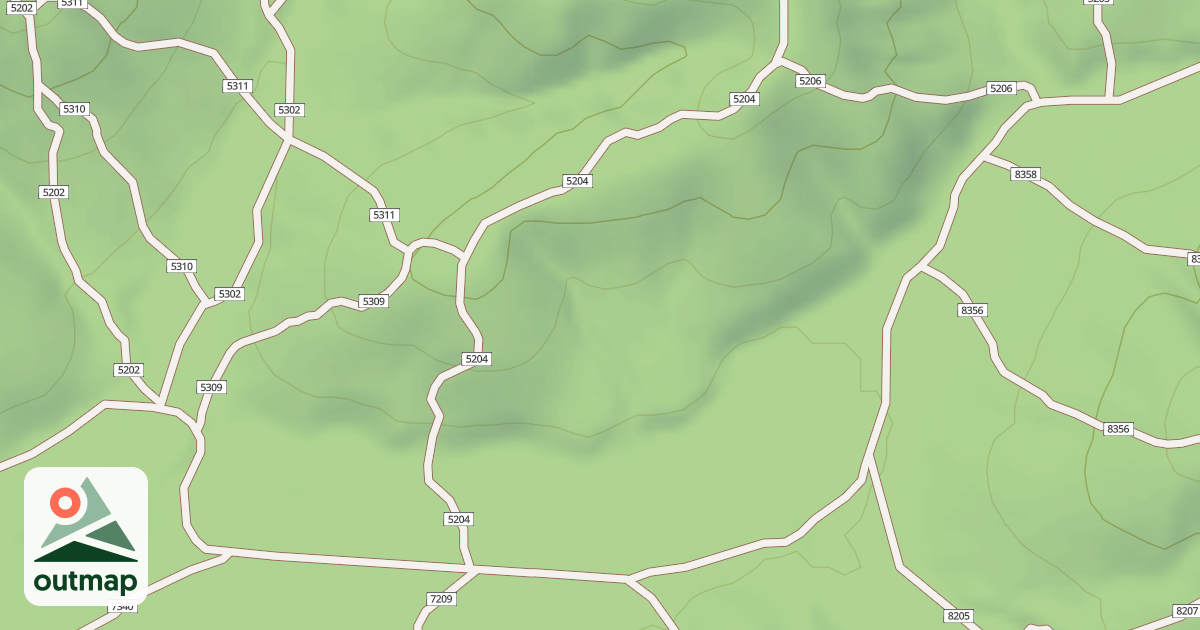 Map of USFS Motor Vehicle Use Map Trails 19393