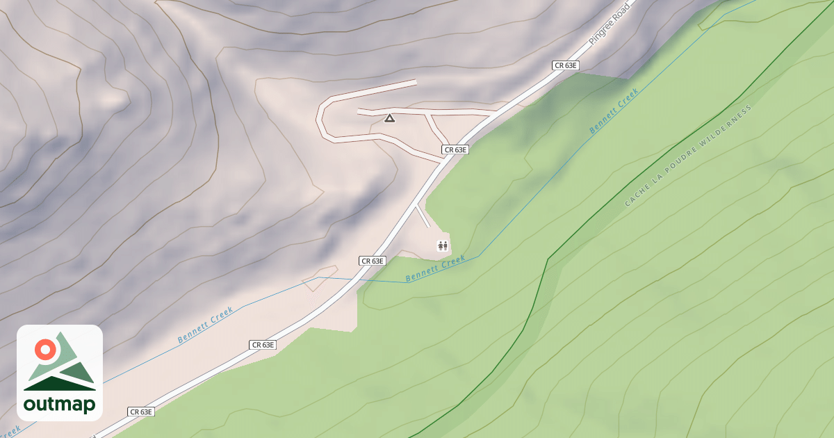 Map of BENNETT CREEK PG
