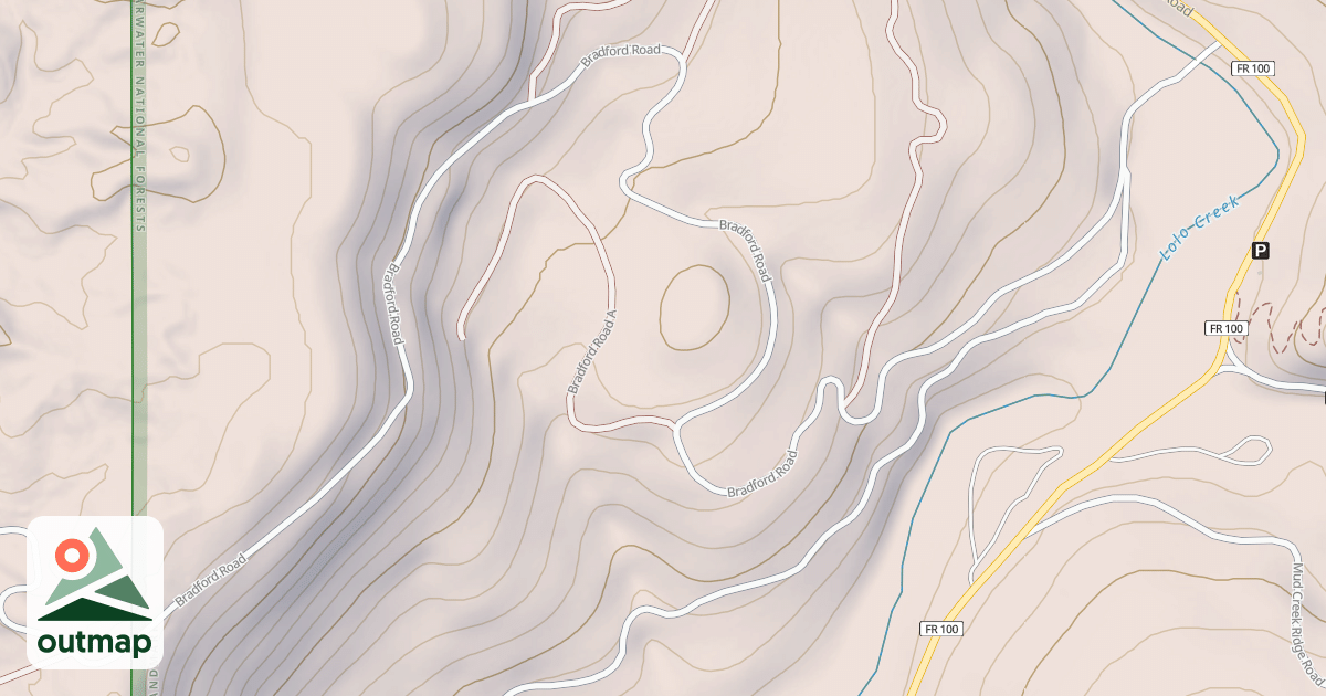 Map of BRADFORD