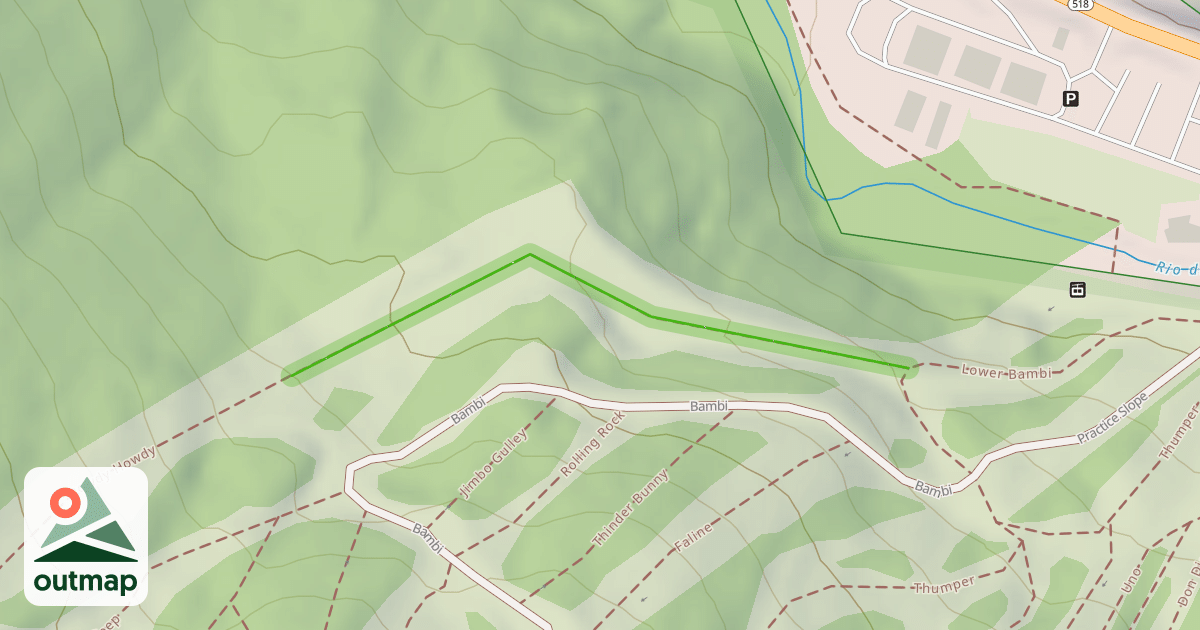Map of Badger's Trail