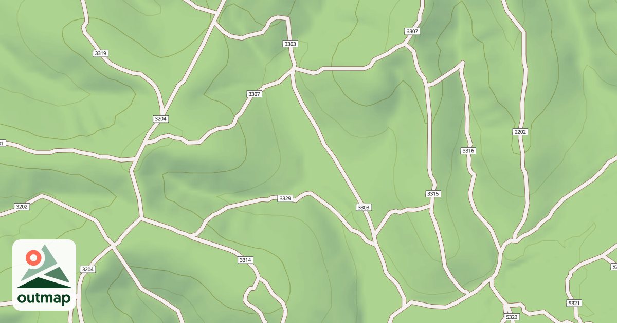 Map of USFS Motor Vehicle Use Map Trails 19140
