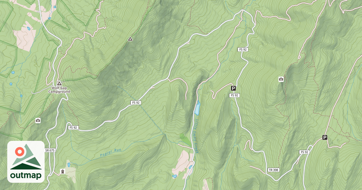 Map of LITTLE STONY