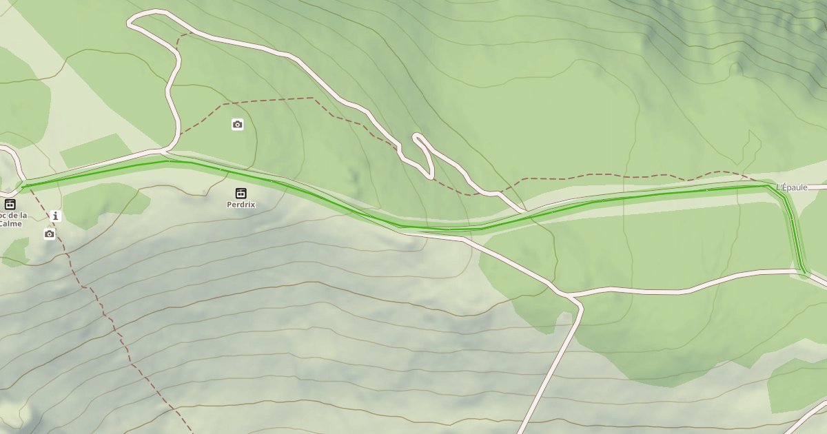 Map preview of Retour Airelles