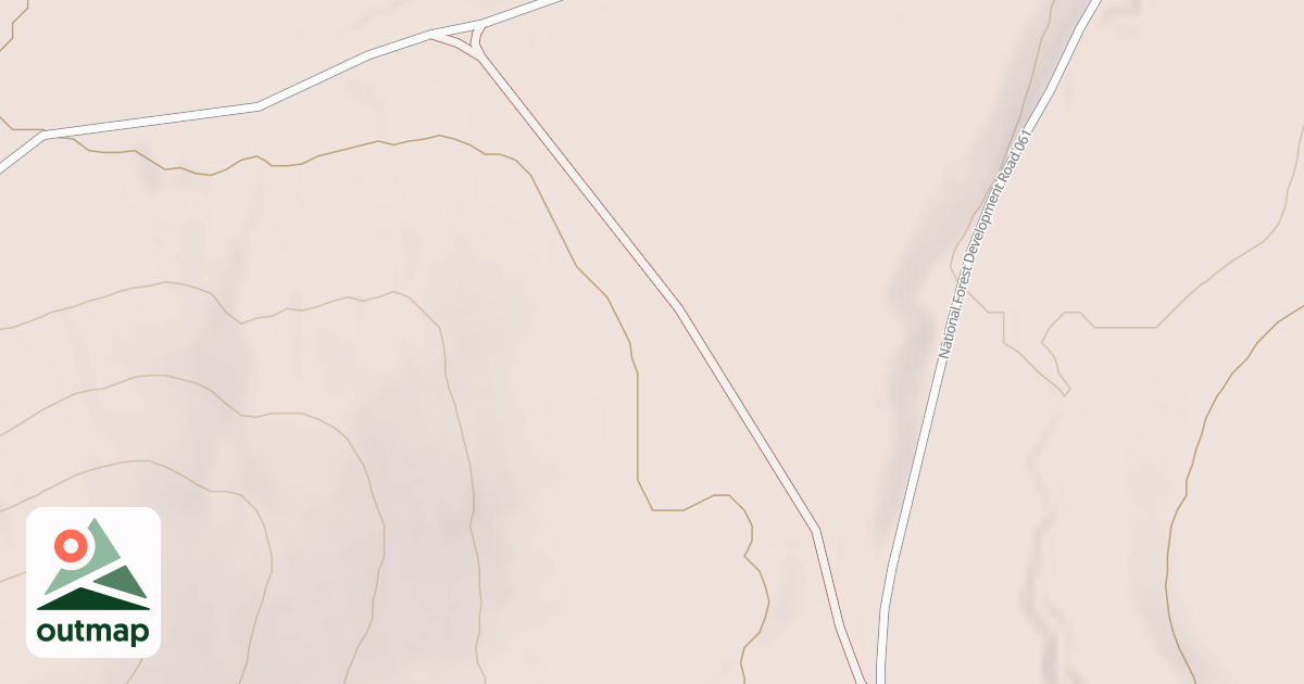 Map of RYEGRASS CANYON CUTOFF