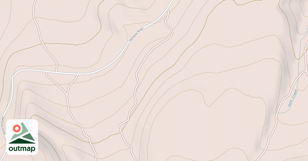 Map of LITTLE ROCKY CREEK