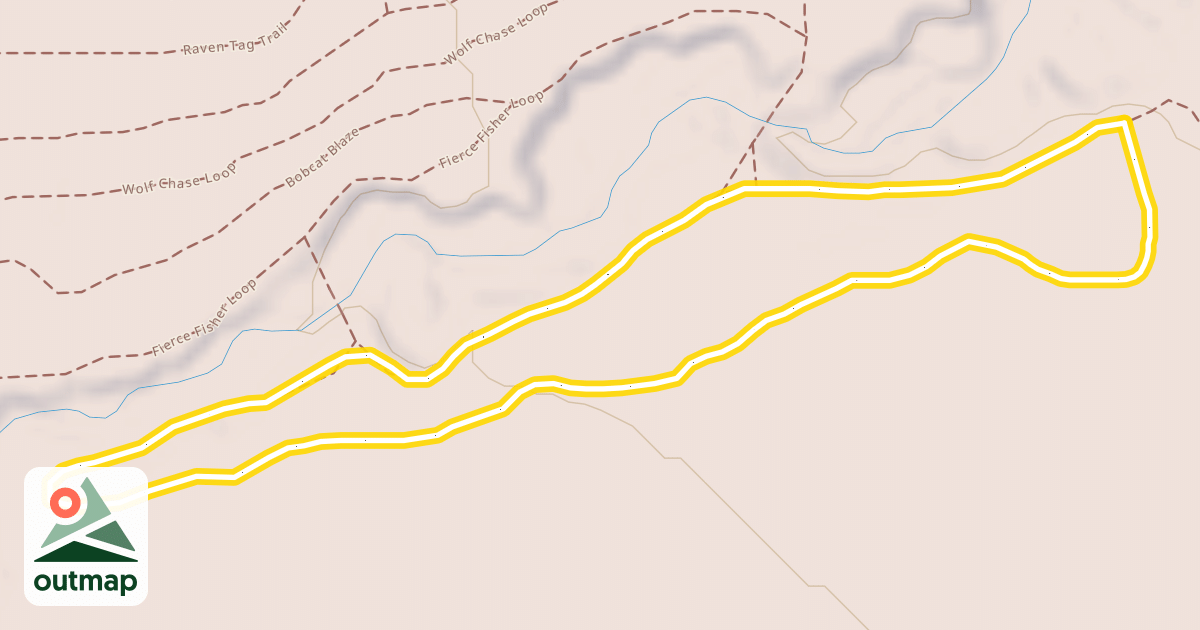 Map of Accipiter Alley Loop