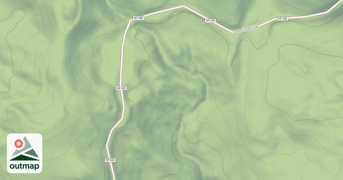 Map of MANSFIELD MTN ROAD