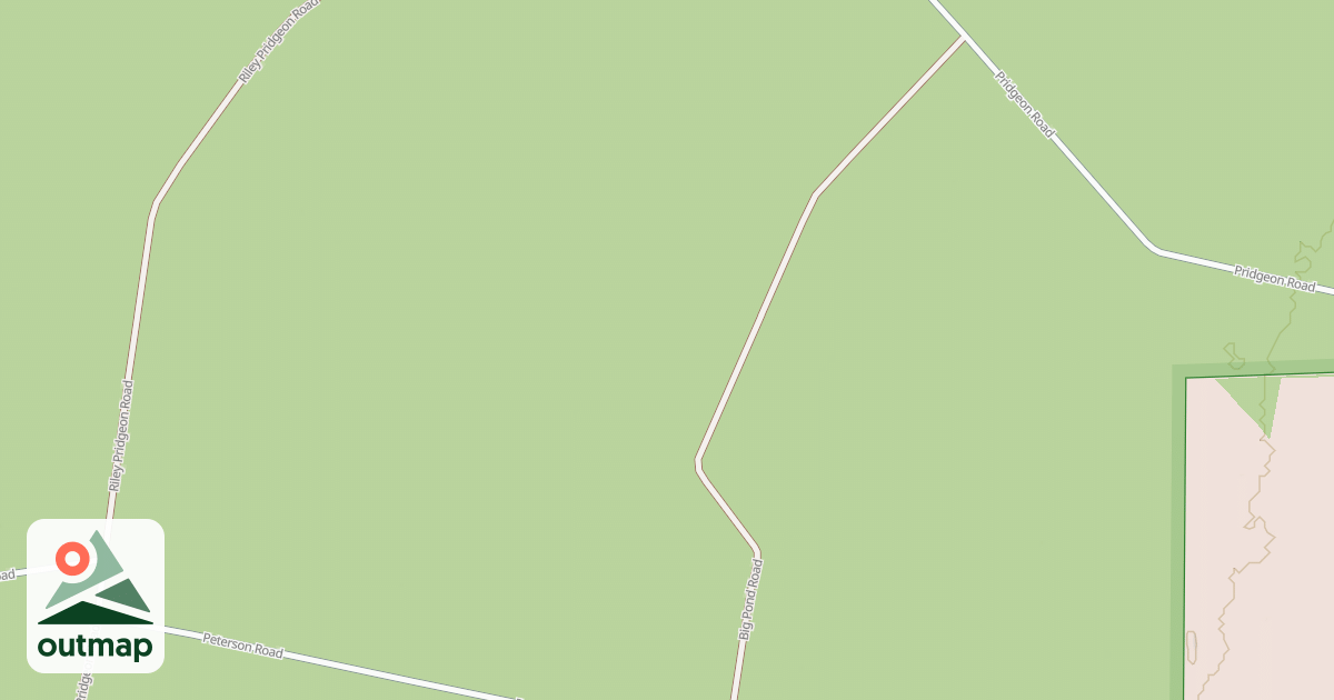 Map of Lake George State Forest Trail