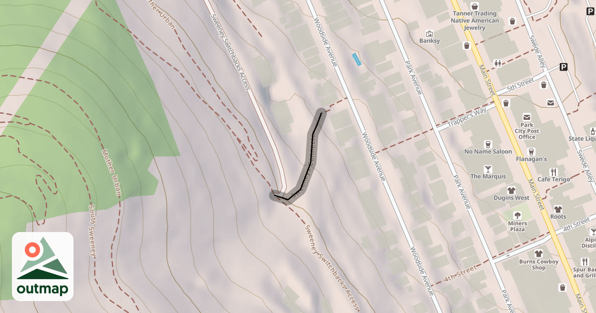 Map of Sweeneys Connector