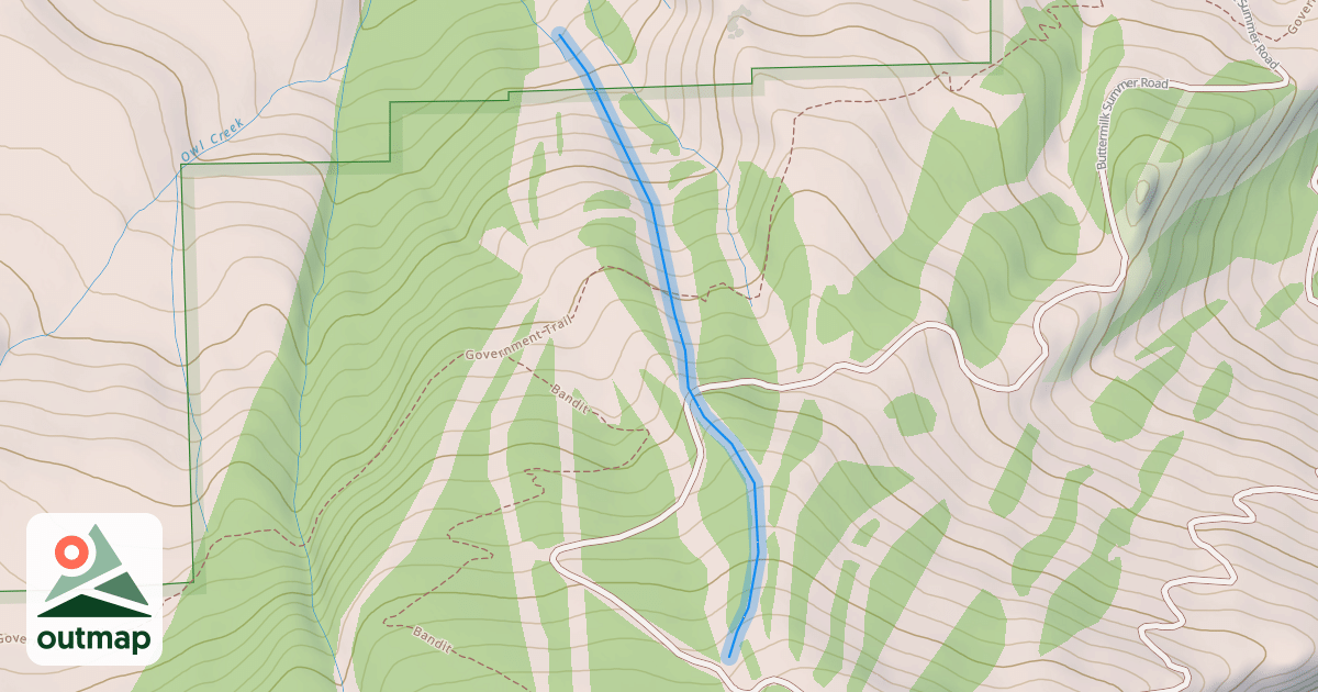 Map of Camp Bird