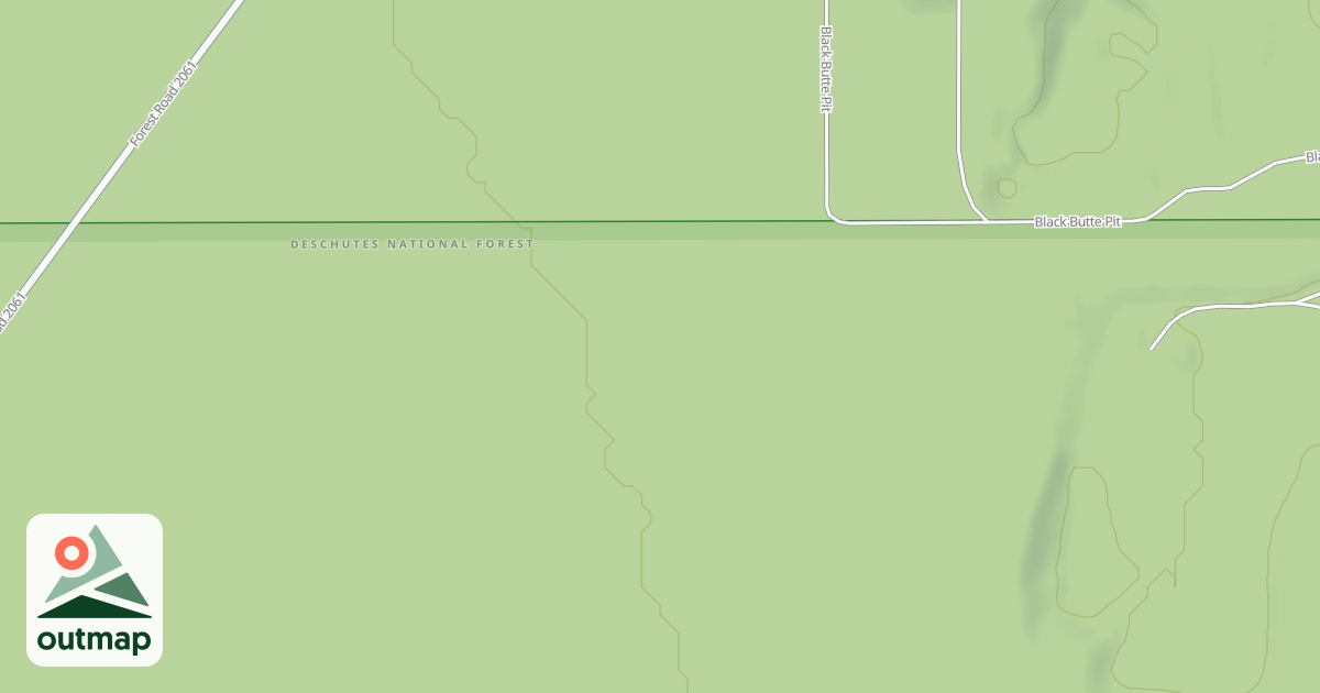 Map of BLACK BUTTE PIT ACCESS