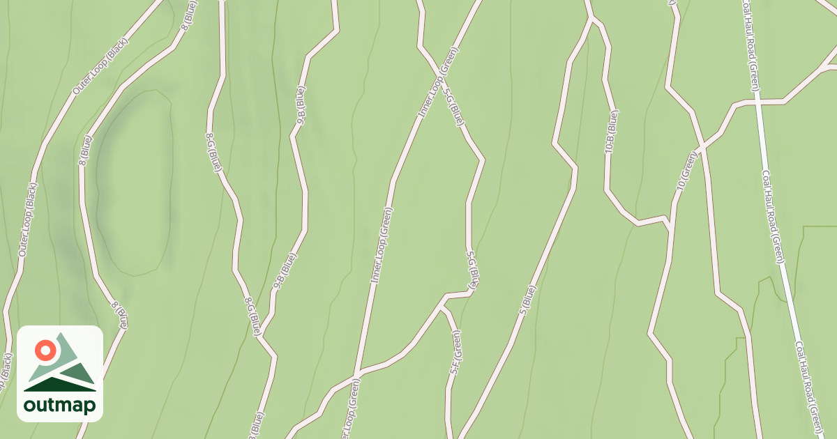 Map of Rock Run ATV Trails